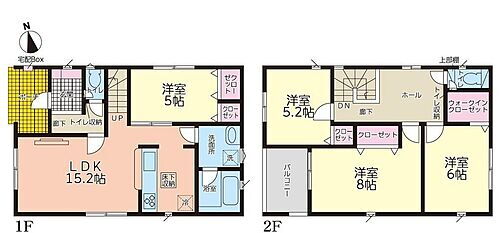 Ｃｒａｄｌｅ　ｇａｒｄｅｎ三島市青木第３　新築戸建　全６棟 ４ＬＤＫ＋ウォークインクローゼット　全居室に収納完備！