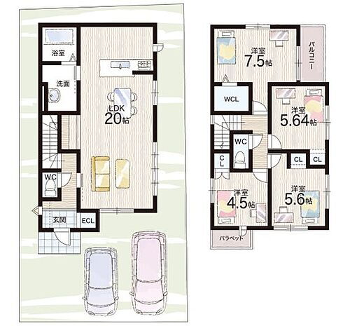 京都府京都市北区等持院東町 4750万円 4LDK