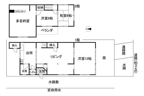 愛知県名古屋市中川区戸田2丁目2714-1 戸田駅 中古住宅 物件詳細