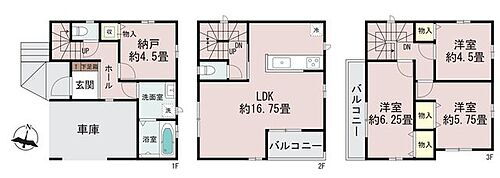 埼玉県草加市中根1丁目 獨協大学前駅 新築一戸建て 物件詳細