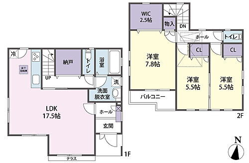 埼玉県川越市的場２丁目 2780万円 3LDK