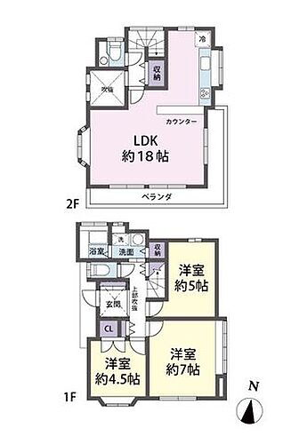 埼玉県所沢市大字上安松 1790万円