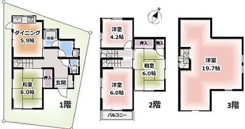 東京都立川市上砂町５丁目 1580万円