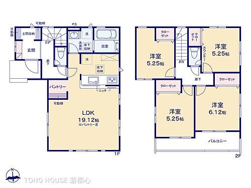 埼玉県川口市大字里 鳩ヶ谷駅 新築一戸建て 物件詳細