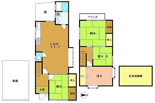 京都府京都市西京区樫原下ノ町 中古住宅