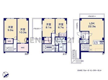 川崎市高津区久地１丁目　新築一戸建て 各居室は収納豊富で広々ゆとりあり！