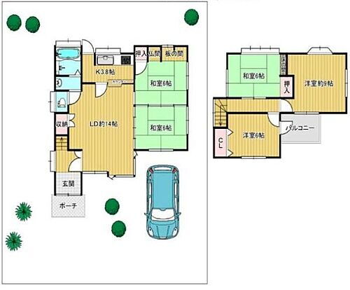 和歌山県和歌山市上三毛 480万円 5LDK