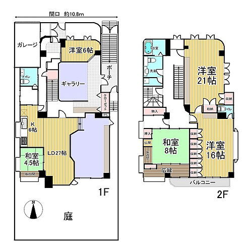 京都府京都市北区紫竹上長目町 8350万円