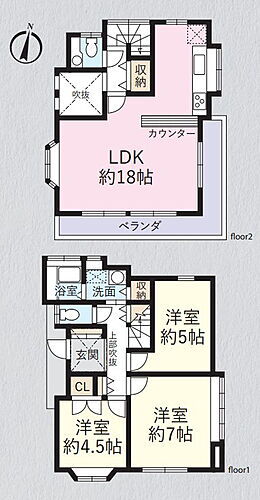埼玉県所沢市大字上安松 1790万円