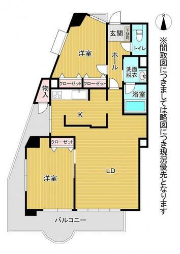 シティライフ九学通り 2階 2LDK 物件詳細