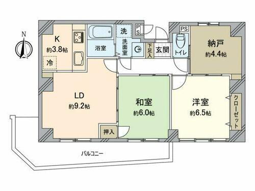 ロイヤルレインボー小木 5階 2SLDK 物件詳細