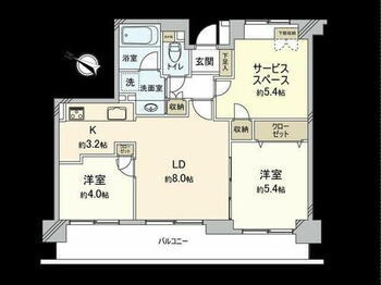 横浜蒔田パークホームズ 間取図