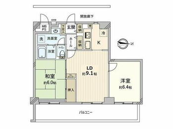 グリーンパーク東砂 間取図