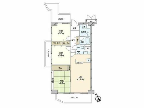 ルネ住之江 5階 3LDK 物件詳細