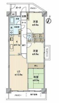 ライフウエルズ日進 間取図