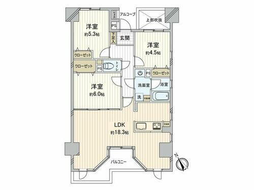 ライオンズマンション片瀬海岸 2階 3LDK 物件詳細