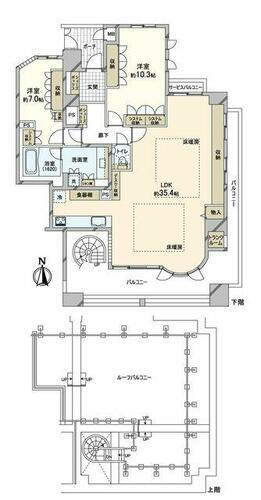 キングレジデンス四天王寺夕陽丘 15階 2LDK 物件詳細