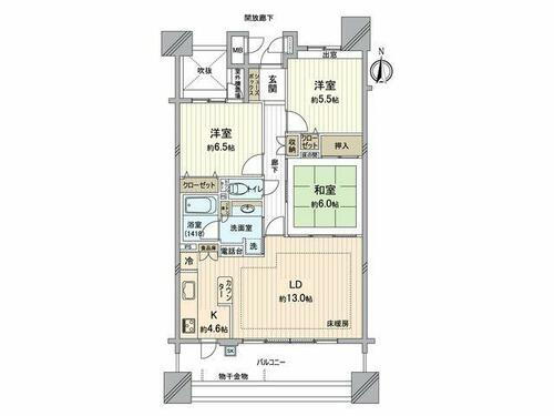 エムズシティ新瀬戸 3階 3LDK 物件詳細