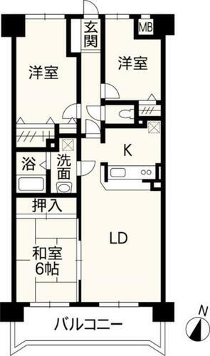 コアマンション大江東 4階 3LDK 物件詳細