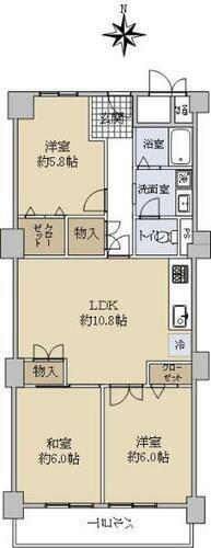 夕陽ケ丘スカイハイツ 7階 3LDK 物件詳細