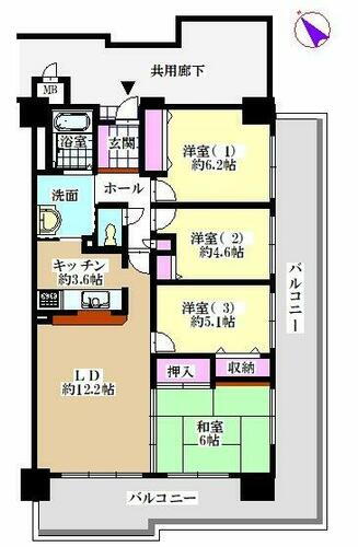 サンマンション・エルステージ松阪三番館 4階 4LDK 物件詳細