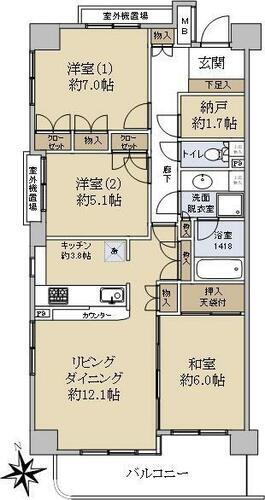 ソフィア川口ヴェルデ 12階 3LDK 物件詳細