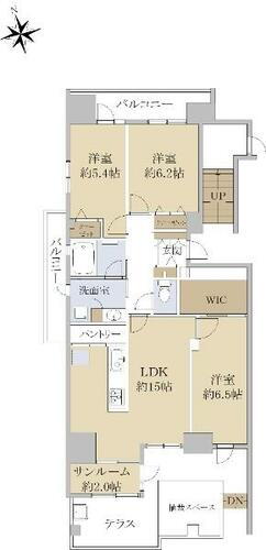 ウェルシティ横須賀ポートバレーヌ２番館 1階 3LDK 物件詳細