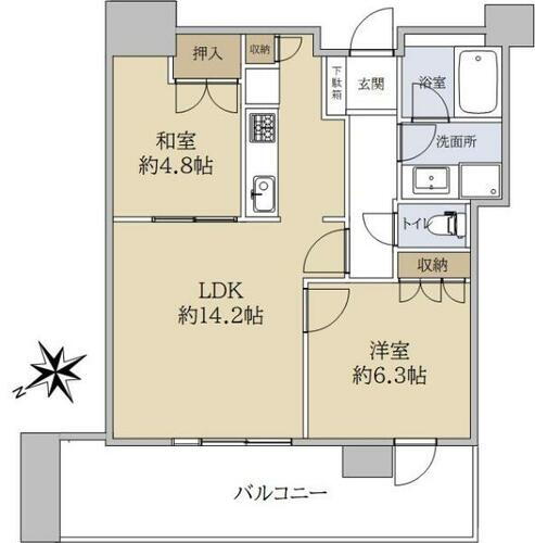 ザ・広島タワー 12階 2LDK 物件詳細