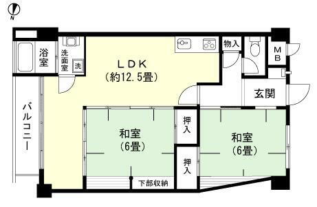 東熱海シーサイドハイツ 4階 2LDK 物件詳細