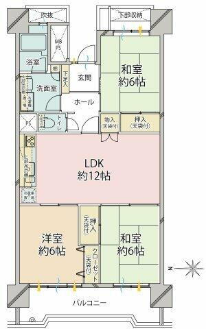 品川八潮パークタウン　シティコープ八潮浜　１９号棟 1階 3LDK 物件詳細