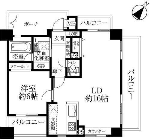 エス・バイ・エルマンション北品川 5階 1LDK 物件詳細