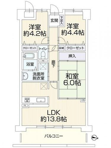 ケイーシティ桂川Ｉ番館　５１７ 5階 3LDK 物件詳細