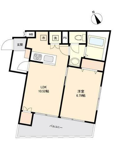 城見マンション 5階 2DK 物件詳細