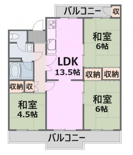 東浦和住宅 5階 3LDK 物件詳細