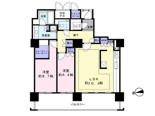 グランドメゾン西堀通タワー 15階 2LDK 物件詳細