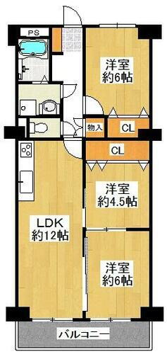 ハイツ新森小路 7階 3LDK 物件詳細