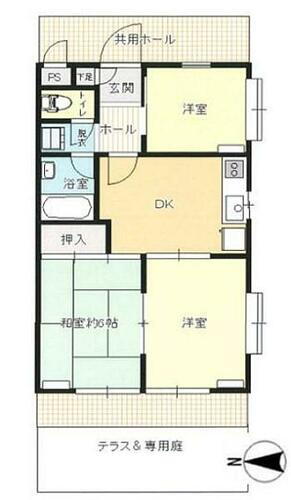 マック新所沢コート 1階 3DK 物件詳細