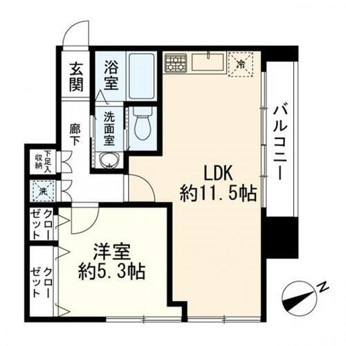 レイクヒル長原 3階 1LDK 物件詳細