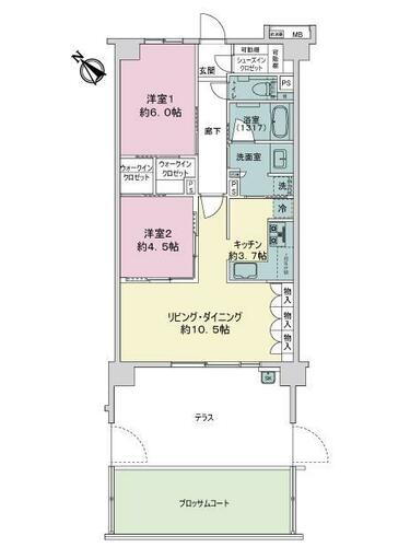 エクセレントシティ新浦安 1階 2LDK 物件詳細