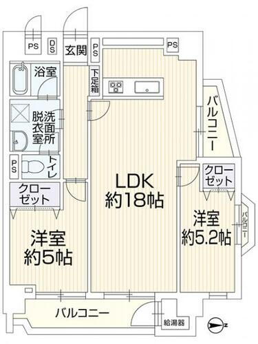 サンハイツ舞鶴　７０３ 7階 2LDK 物件詳細
