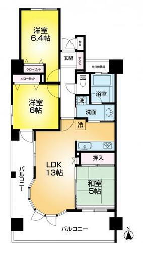 ワコーレ・ハーバークレア神戸 5階 3LDK 物件詳細