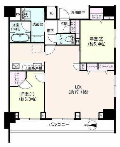 メインステージ浅草入谷ＩＩ 14階 2LDK 物件詳細