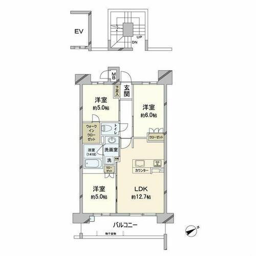 サンパーク企救丘グラッセ 9階 3LDK 物件詳細