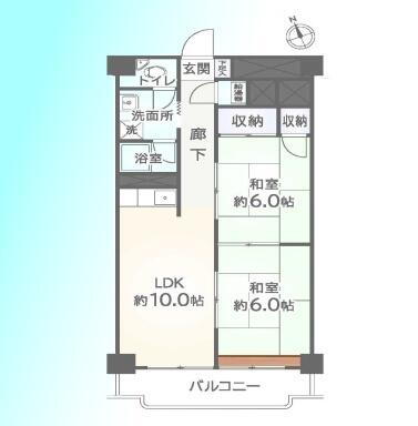 川口サマリヤマンション 8階 2LDK 中古マンション