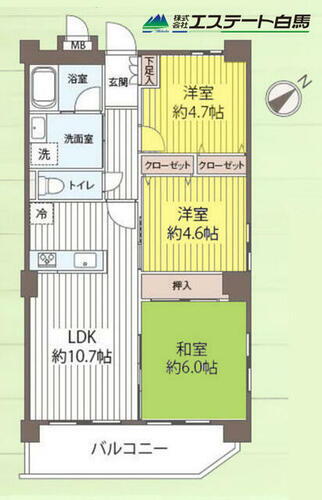 ワイズユウラク新所沢パテラ 5階 3LDK 物件詳細