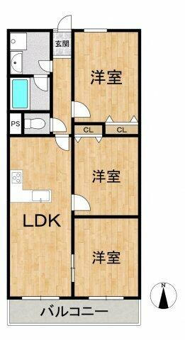 新大阪グランドハイツ１号棟 12階 3LDK 物件詳細