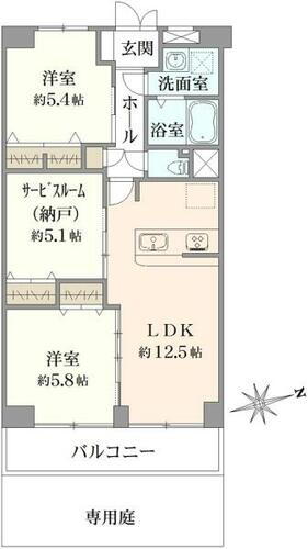 ルネ西船橋３号棟 1階 2SLDK 物件詳細