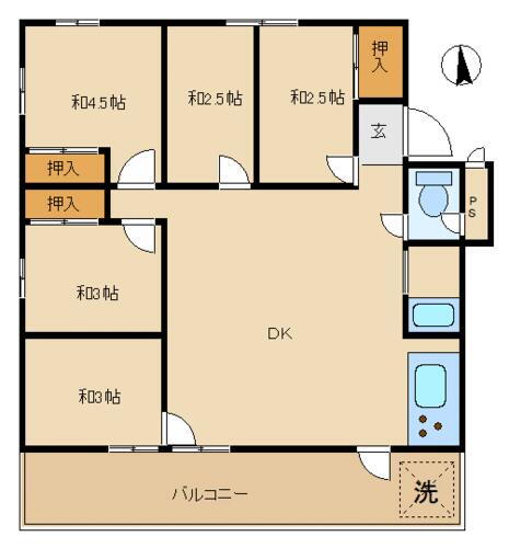 埼玉県川口市上青木西２丁目 2階 5DK 物件詳細