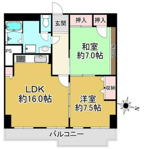 東急ドエル摩耶 3階 2LDK 物件詳細