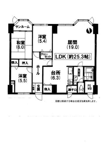 北海道札幌市西区二十四軒三条７丁目 10階 3LDK 物件詳細